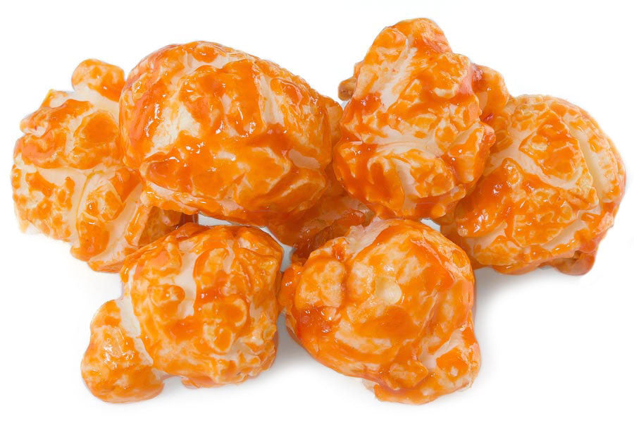 Buy fresh, orange flavored popcorn online (available in tins or bags), and have your gourmet popcorn order shipped anywhere in the Continental US.