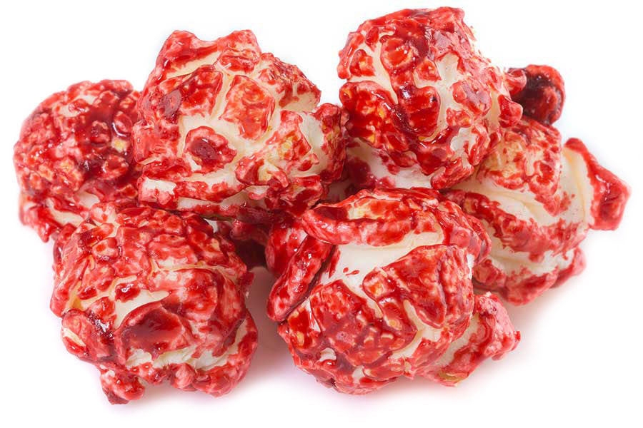 Buy fresh, red cinnamon flavored popcorn online (available in tins or bags), and have your gourmet popcorn order shipped anywhere in the Continental US.