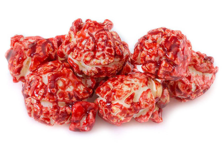 Buy fresh, wild cherry flavored popcorn online, in a tin or bag, and have your gourmet popcorn order shipped anywhere in the Continental US.